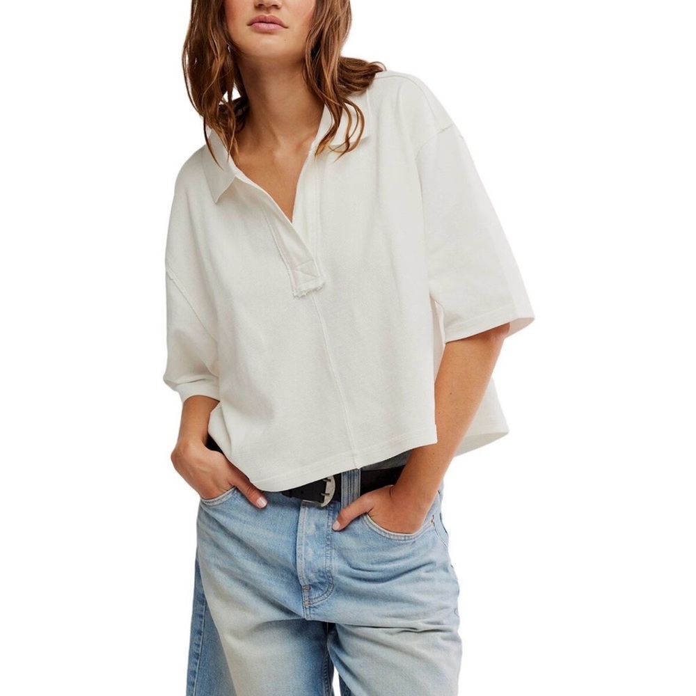 Free People Denmark Polo Top